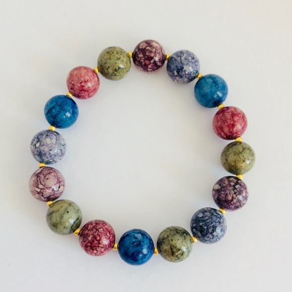 Gemstones, Agates & Crystal Beaded Bracelets - Picture 3 of 7